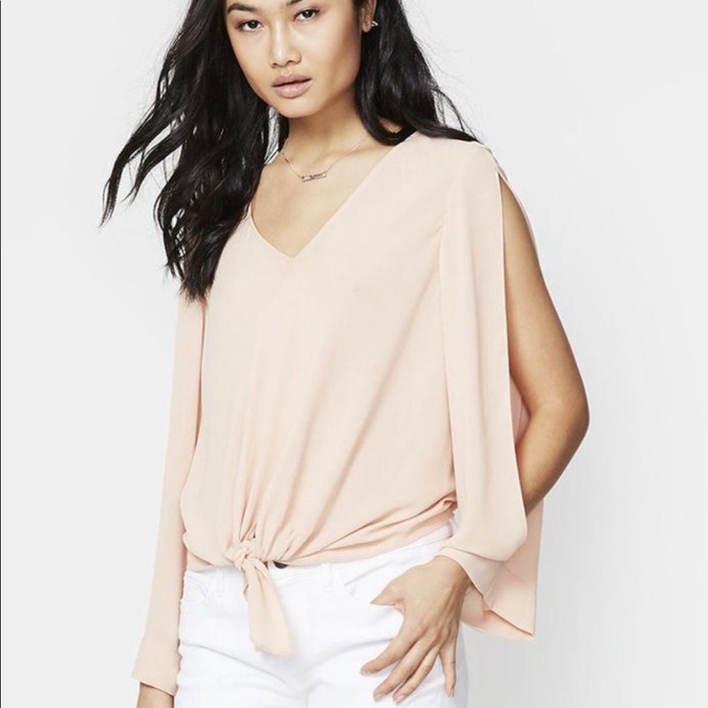 NWT Rachel Rachel Roy Cold Shoulder Tie up Top